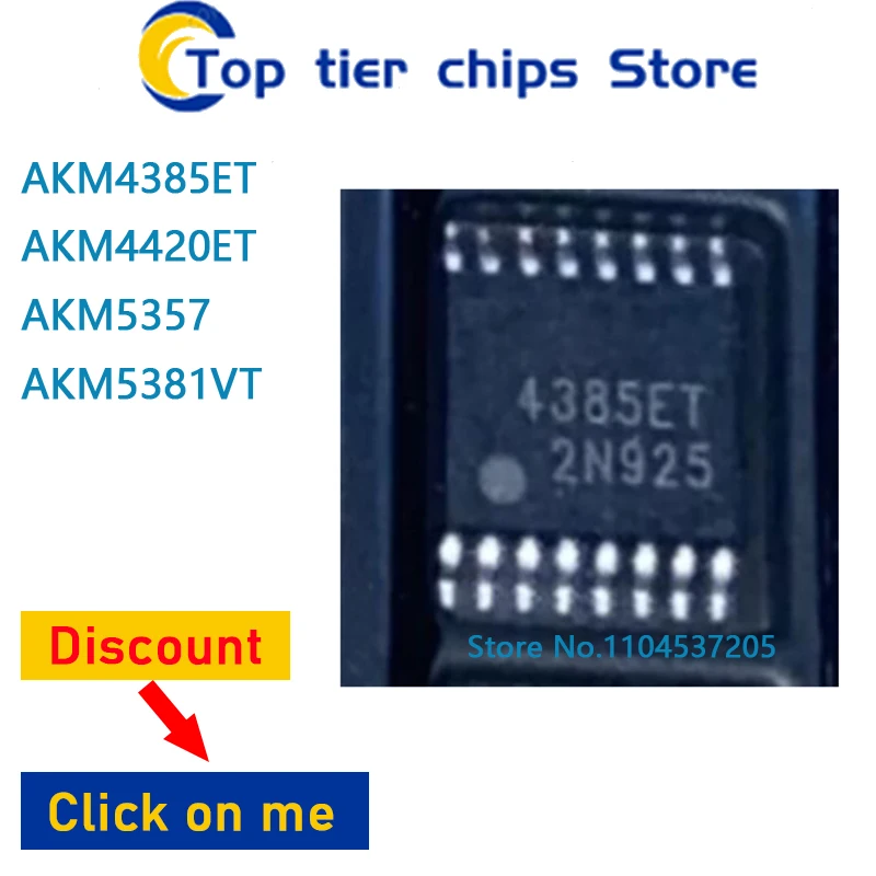 1PCS~10PCS/LOT  AKM4385ET AKM4420ET AKM5357 AKM5381VT  TSOP  100% NEW