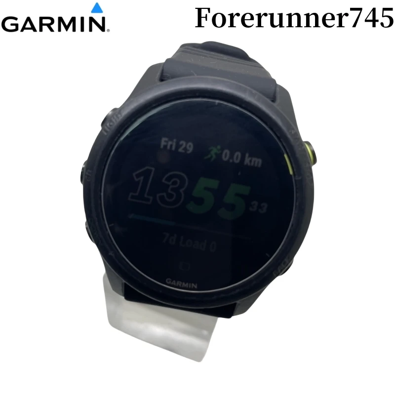 Refurbish Garmin forerunner745 Triathlon Heart rate monitor blood oxygen monitoring  half trans MIP display screen Smart Watch