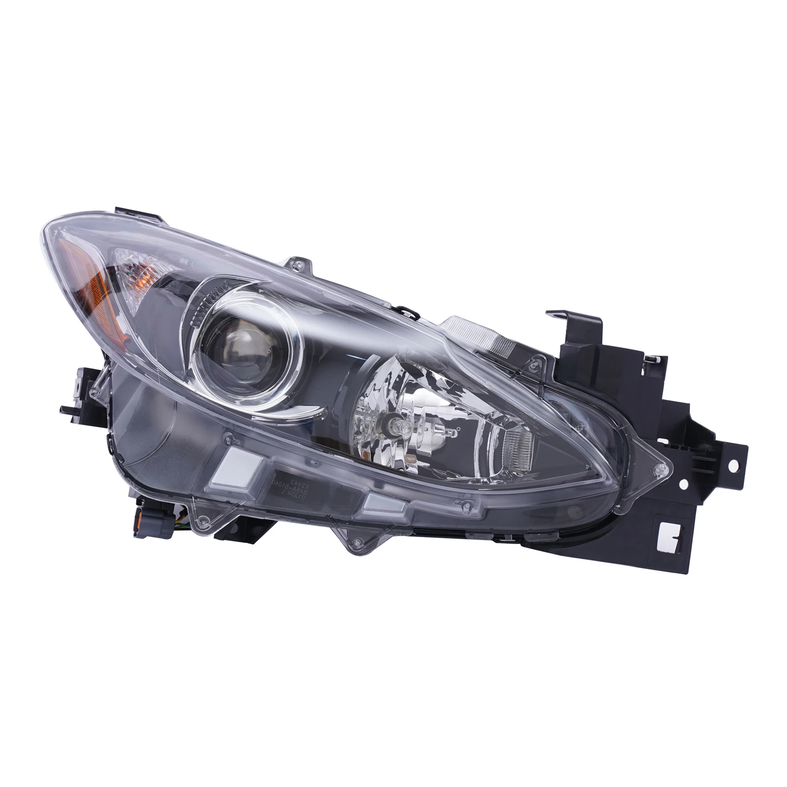 

Halogen Headlight Assembly Clear Passenger Right Side for 2014-2016 Mazda 3 Sedan Hatchback Front Lamp RH