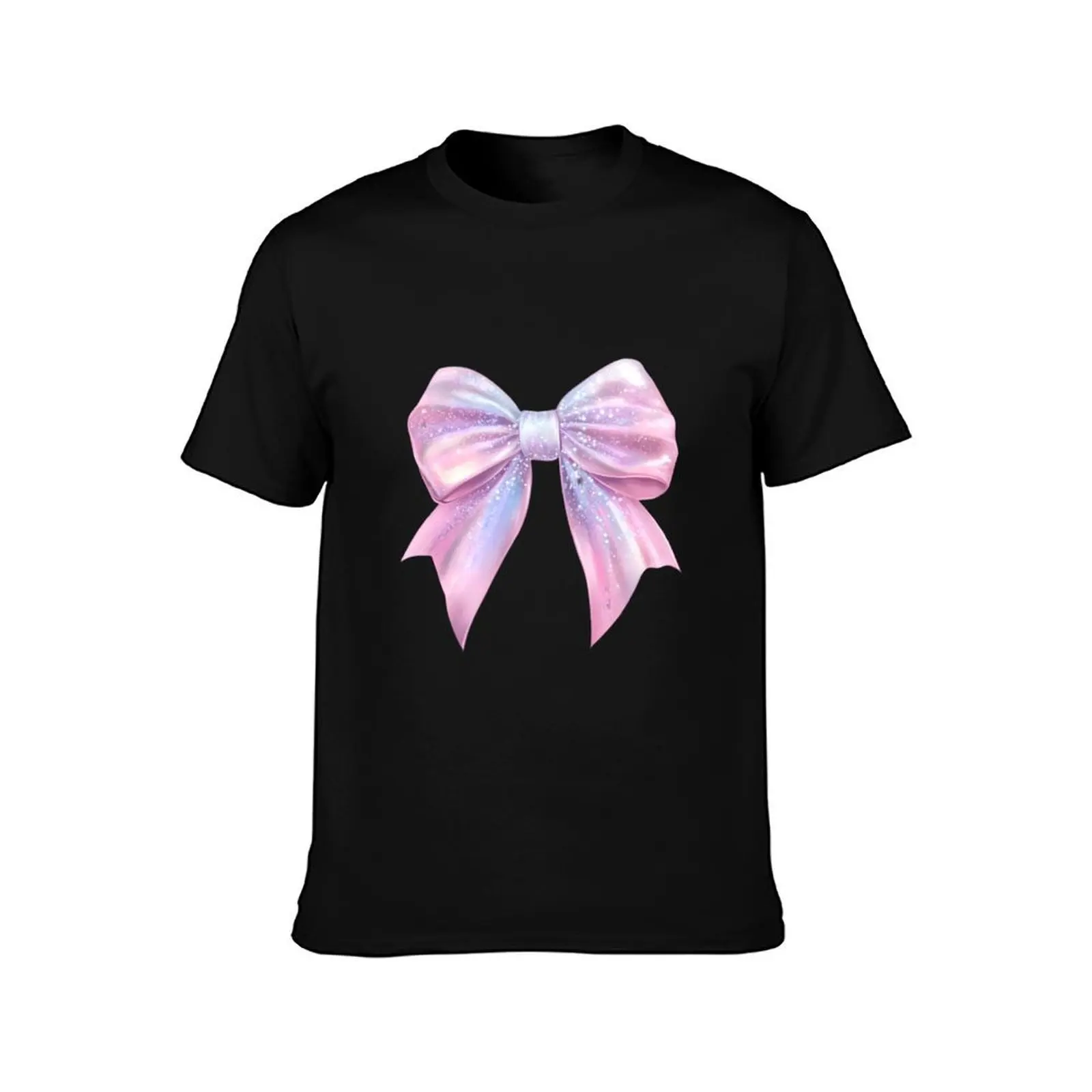 Dolled Up Satin Bow – Coquette Glamour T-Shirt Big Size Loose Fit Tee Shirt T-Shirt