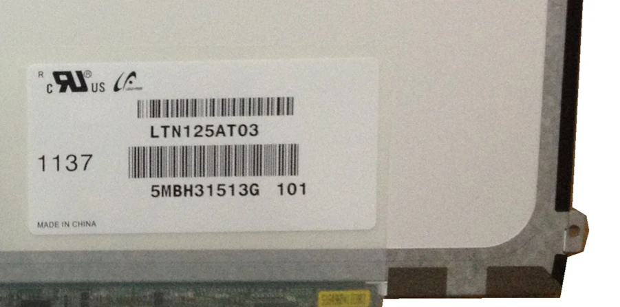 LTN125AT03 fit B125XW03 LP125WH2 TLB1 B125XW01 V.0 LTN125AT01 401 201 LCD شاشة الكمبيوتر المحمول LED اليسار + اليمين 3 ثقوب المسمار العرض