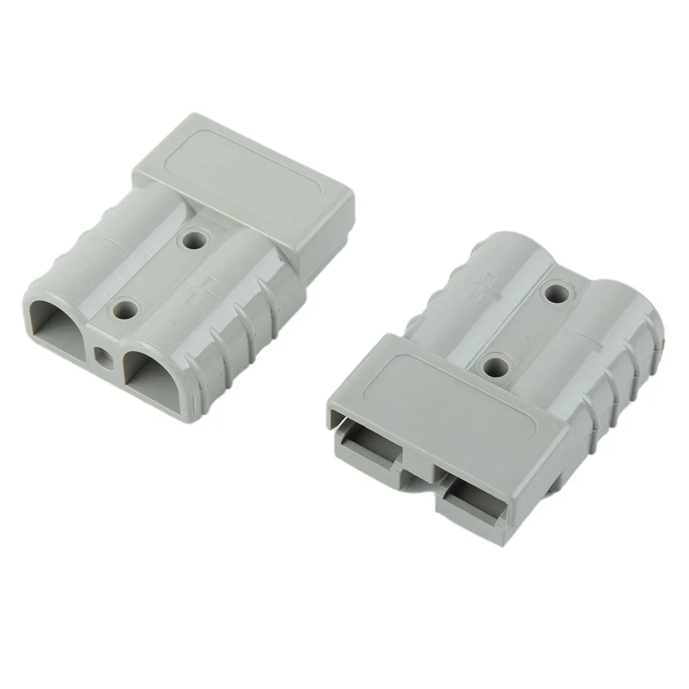 1 Pair For 50/120A 600V For ANDERSON PLUG Cable Battery Power Connector Shell Only Without Terminals Mating Plug Connector