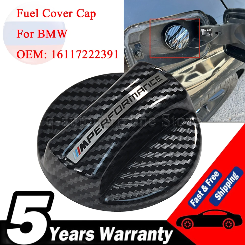 Car Fuel Tank Air Cover Cap Trim Carbon Fiber For BMW G80 G06 G07 G42 G14 G15 G16 F82 F20 F21 F83 M2 M3 M4 M5 M8 F95 F96 E90