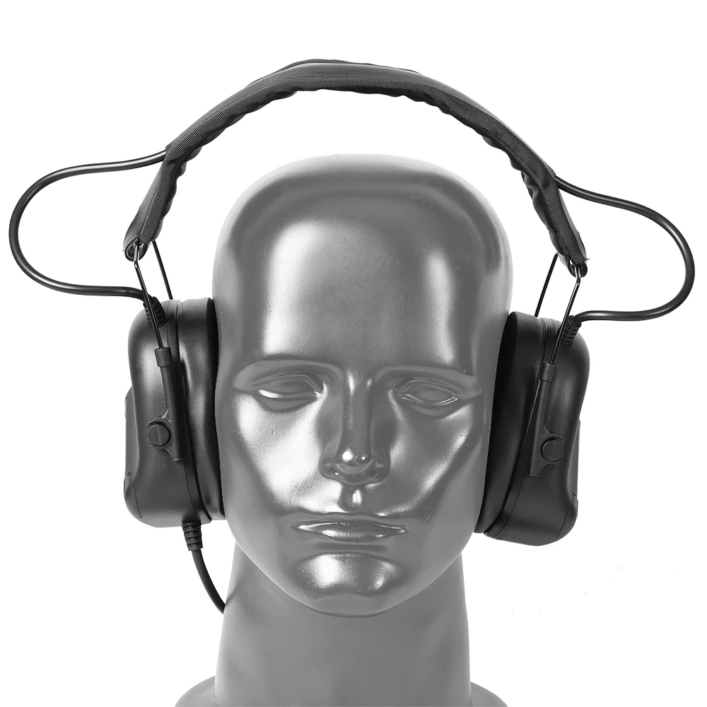 

BOOIU 5th Generation Chip Headset Tactical Communication Earphones No Noise Reduction New Model Headwear Tactical Headphones