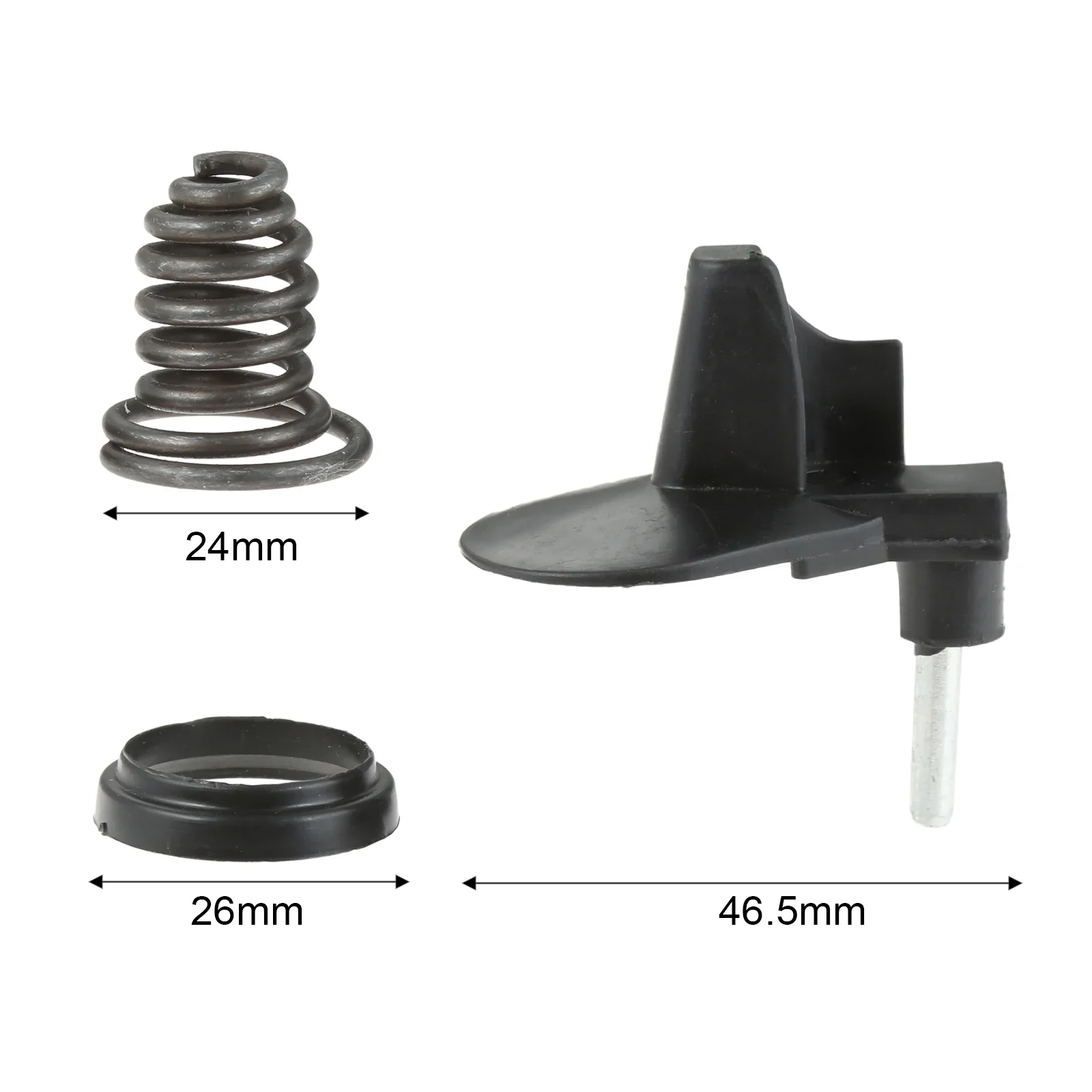 3Pcs/set Chain Catcher & Washer & Spring for Chinese Chainsaws 5200 4500 5800 45cc 52cc 58cc Chainsaw Replacement Parts