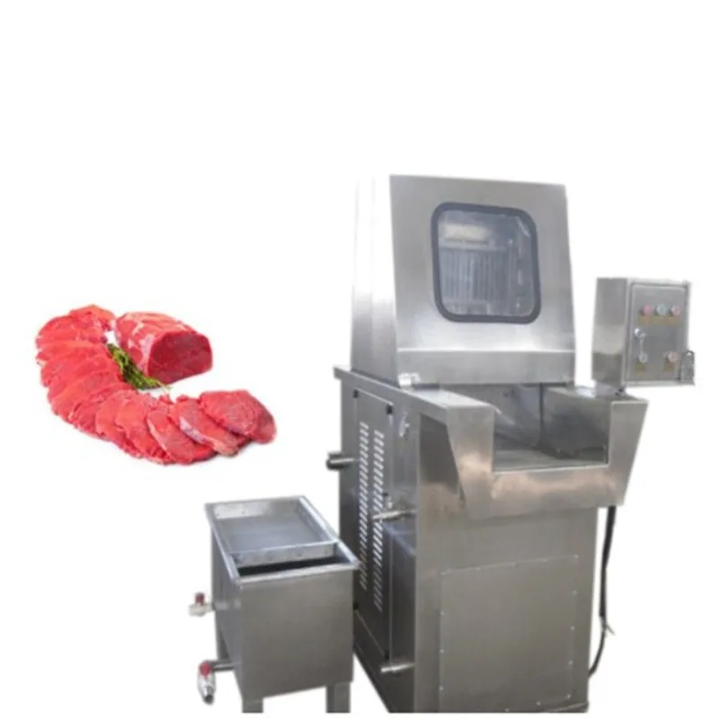 High-efficiency brine injectors in meat product manufacturing machines