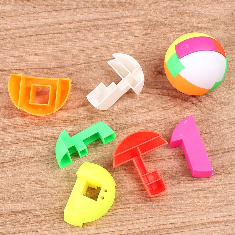 3D Puzzle Luban Lock Keychain Game, Cubo Mágico, Inteligência, Crianças, Brinquedos Educativos, Adulto, Stress Resistance, Montan Montan