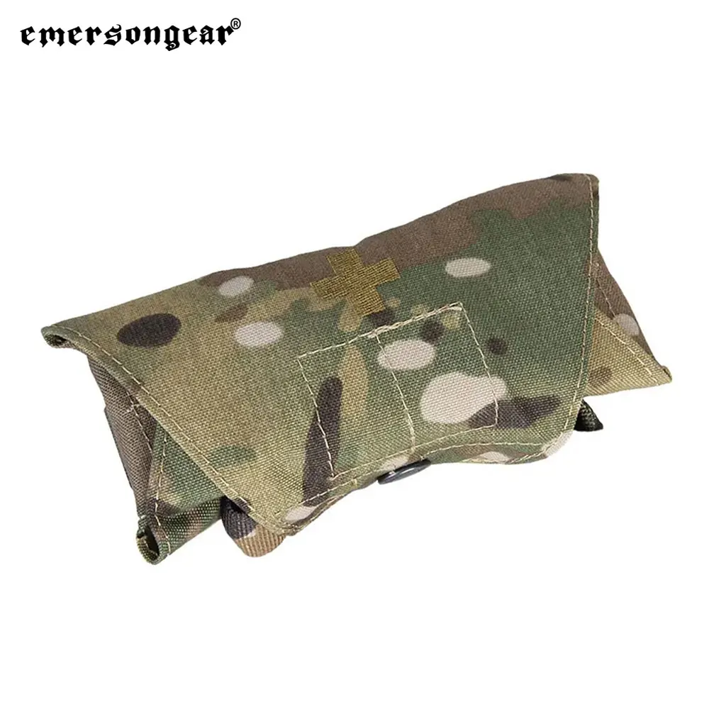 Emersongear kantong Tourniquet Gen II nilon Trauma Dompet geser medis pemegang dengan sistem MOLLE sabuk Loop tas penyimpanan alat tas