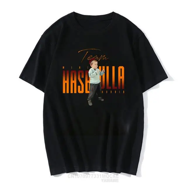 2023 New Hasbulla Fighting Meme T Shirt Men Women Mini Khabib Blogger T-Shirt Fashion Crew Neck Streetwear Tees