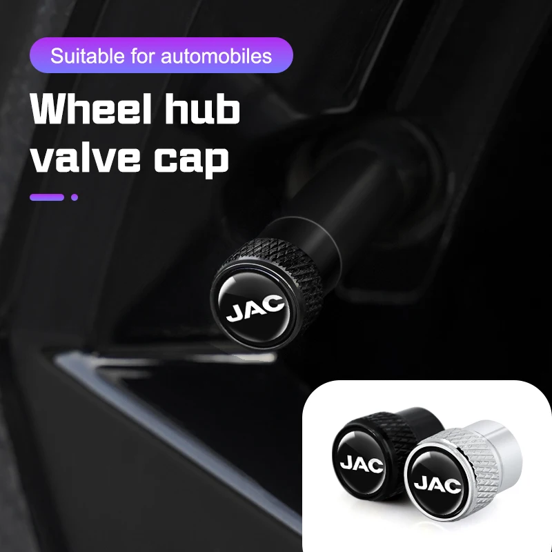 Tampas de Válvula de Pneu de Carro Acessórios para Roda JAC Refine J3 J2 S5 A5 J5 J6 J4 Vapour S2 T8
