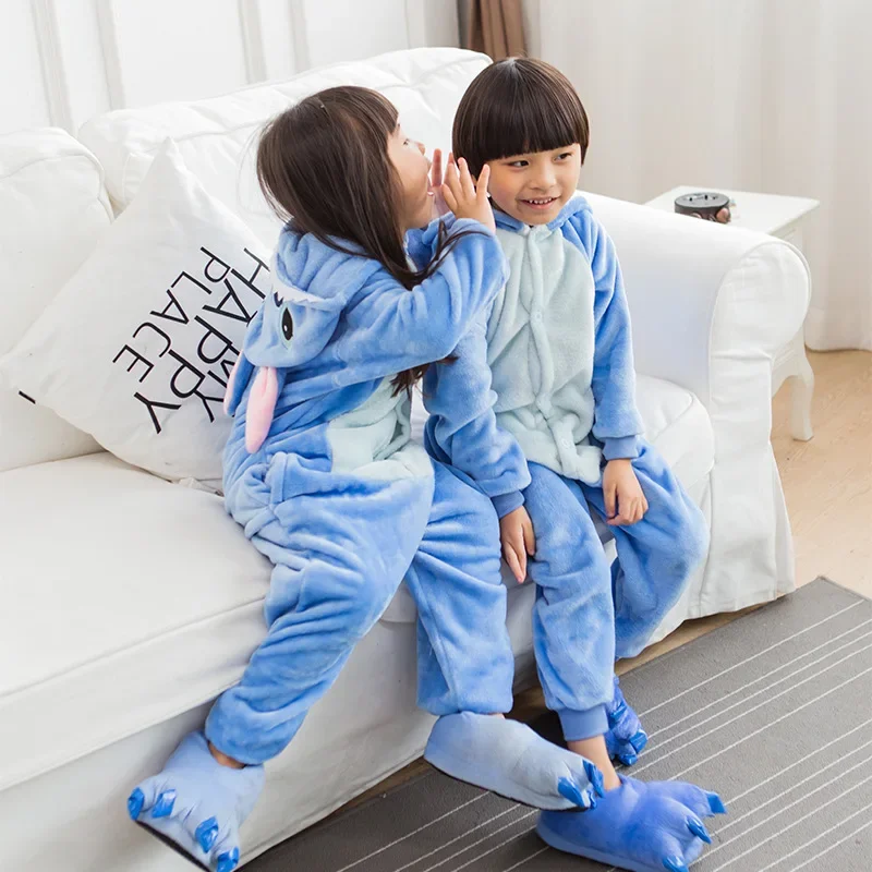 Jongen Meisje Schattige Cartoon Dier Stitch Kostuum Cosplay Kleding Voor Kinderen Kinderdag Kostuums