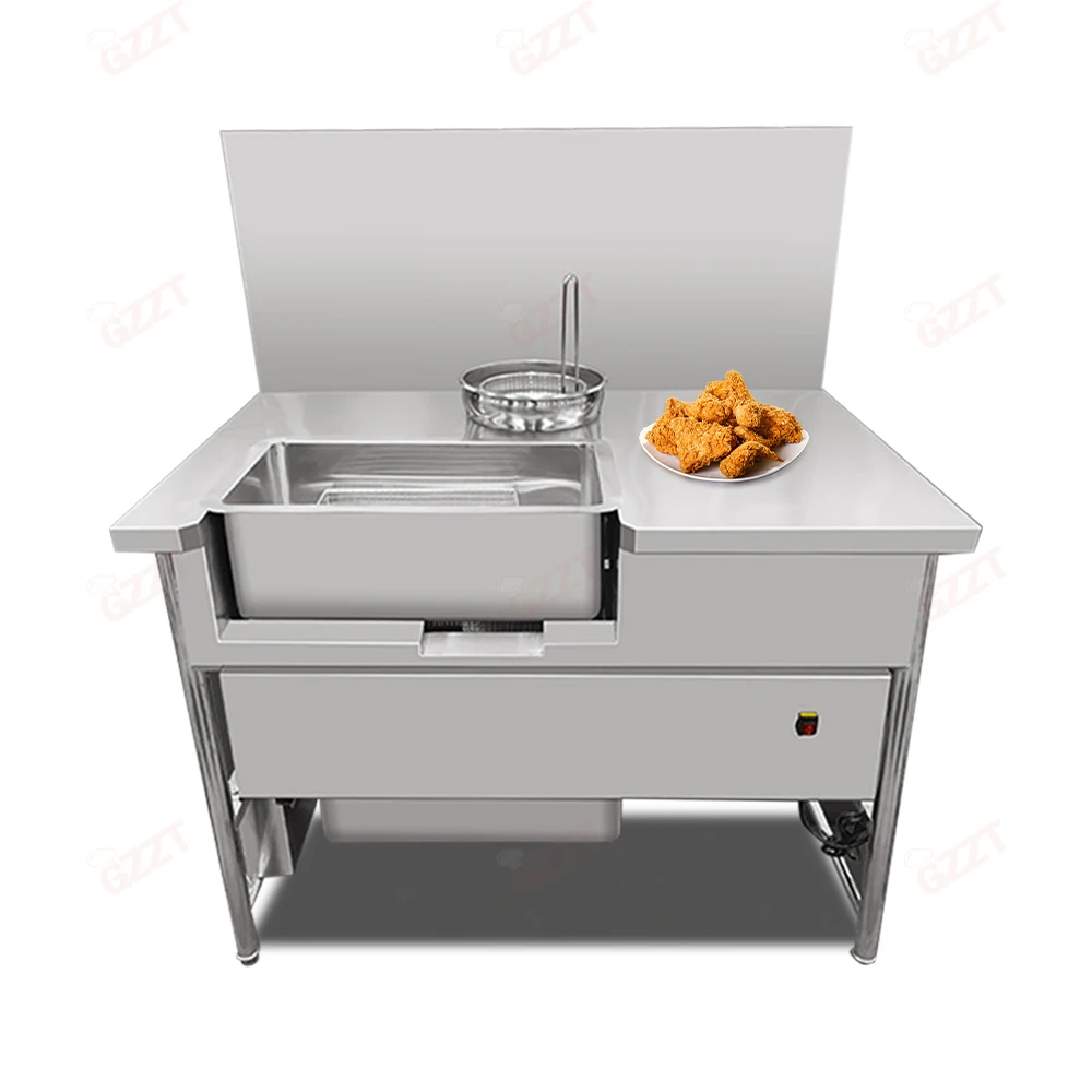 

Powder Coating Machine Electric Chicken Breader Chicken Breading Table Equipment Breading Table Fast Food Breading Table