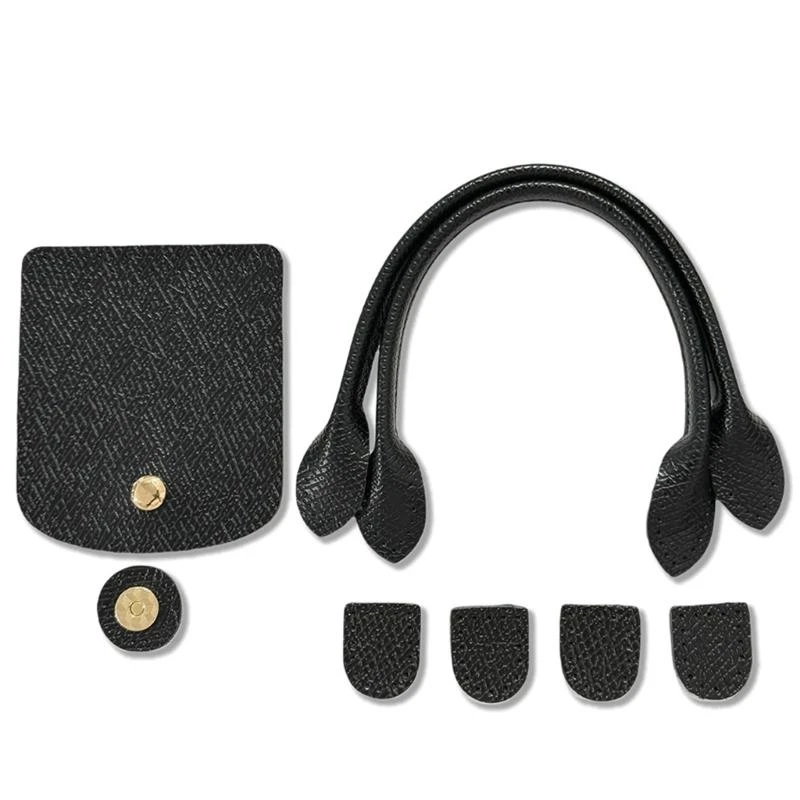 

H3CB Набор аксессуаров для сумки среднего размера в стиле пэчворк крючком с магнитной застежкой и съемными компонентами разных