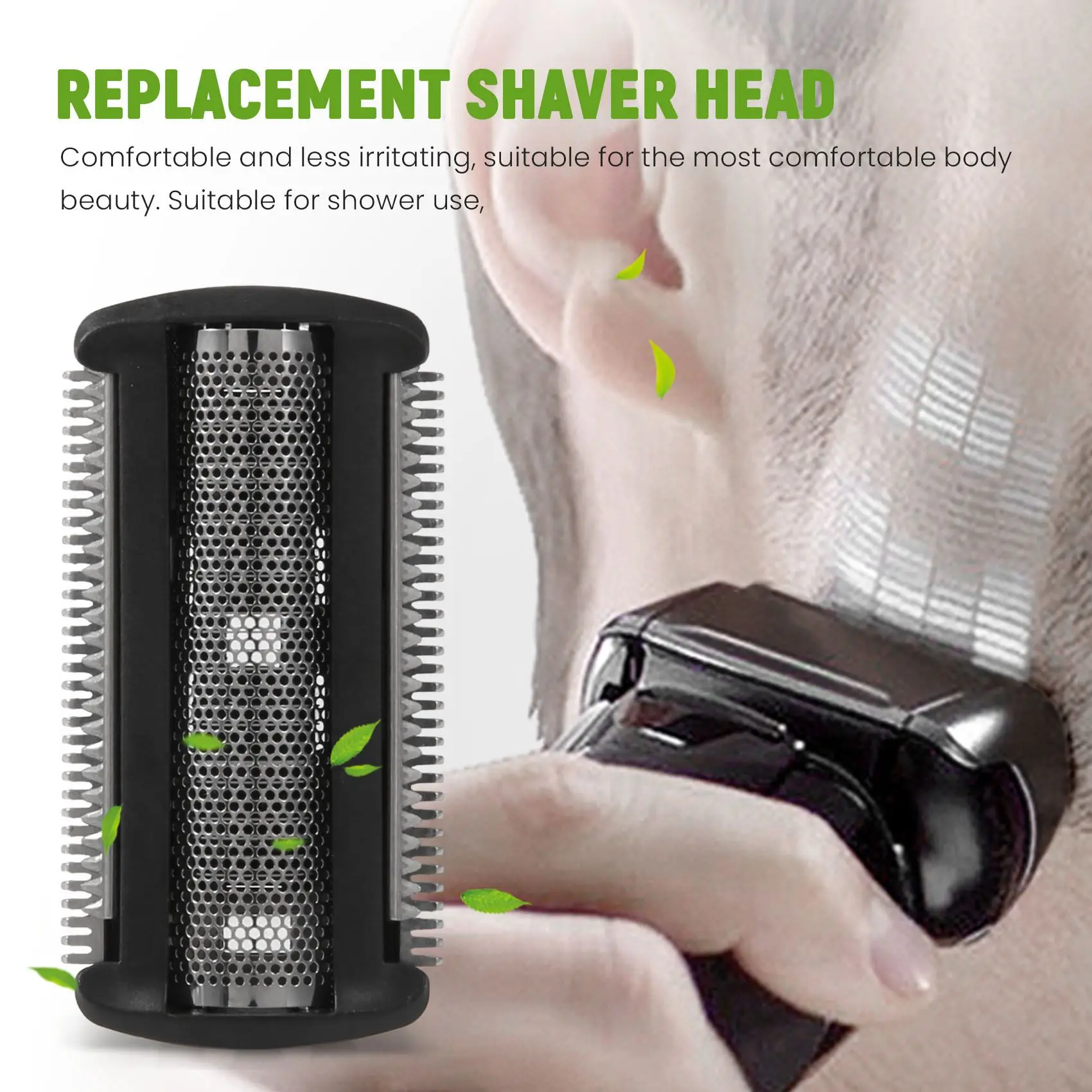 

Сменные бритвенные головки A60T Effortless (5 шт.) для триммеров Norelco Bodygroom BG2000, BG2024, TT2039, QG3280, BG2025, BG2036, TT20