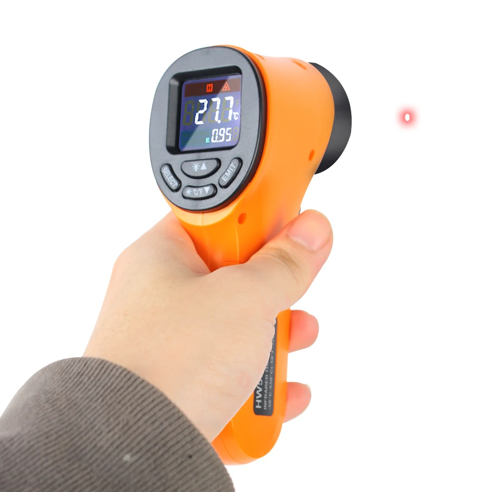 Laser Temperature Meter -50~550°C IR Termometro Digital Infrared Thermometer LCD Display Non Contact Pyrometer