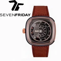 SEVEN FRIDAY watch M2B/01 men fully automatic mechanical watch M series waterproof fashion men watch luxury brand New Year gift