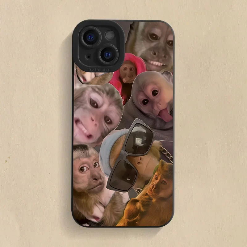 Funny Monkey Phone Case For Samsung Galaxy A16 A06 A26 A54 A32 A33 A34 A56 S25 S24 S23 S22 S21 Ultra Plus FE Silicone Soft Cover view 4