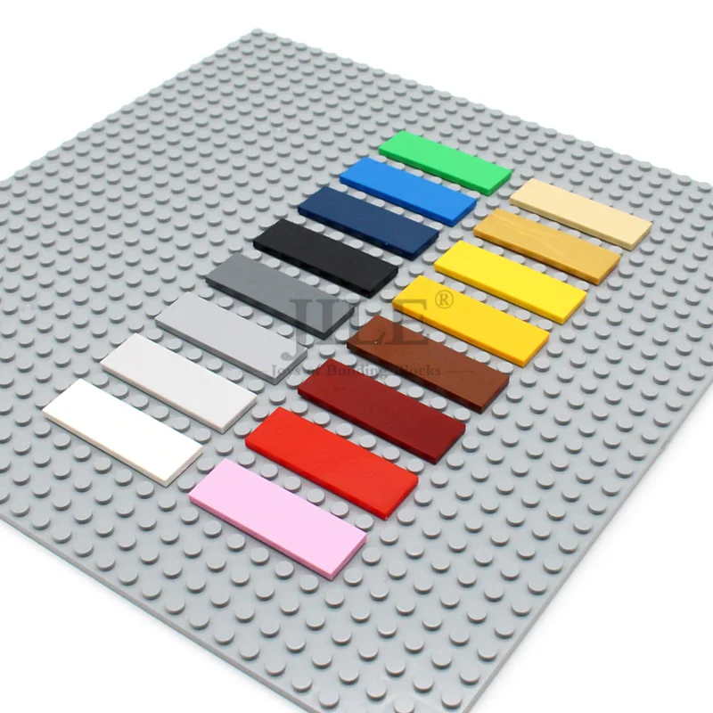 40 stücke MOC Glatte Fliesen 2x6 DIY Bausteine 69729 Bricks Kompatibel Pädagogisches Kreative Zusammengebaute Kinder Bau Spielzeug – Detail 1