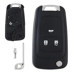 3 Buttons Car Key Fob Shell Case Replacement Flip Folding Remote Cover Fit for Opel Vauxhall Astra Insignia Vectra Corsa  Zafira