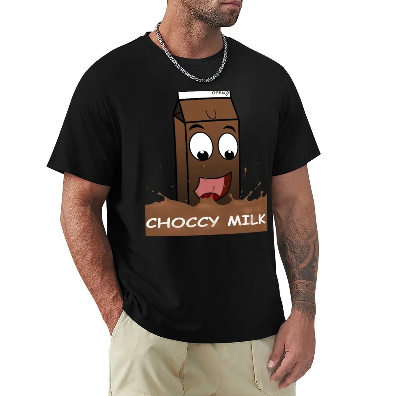 

CHOCCY MILK T-Shirt plus size clothes graphic t shirt vintage clothes for men