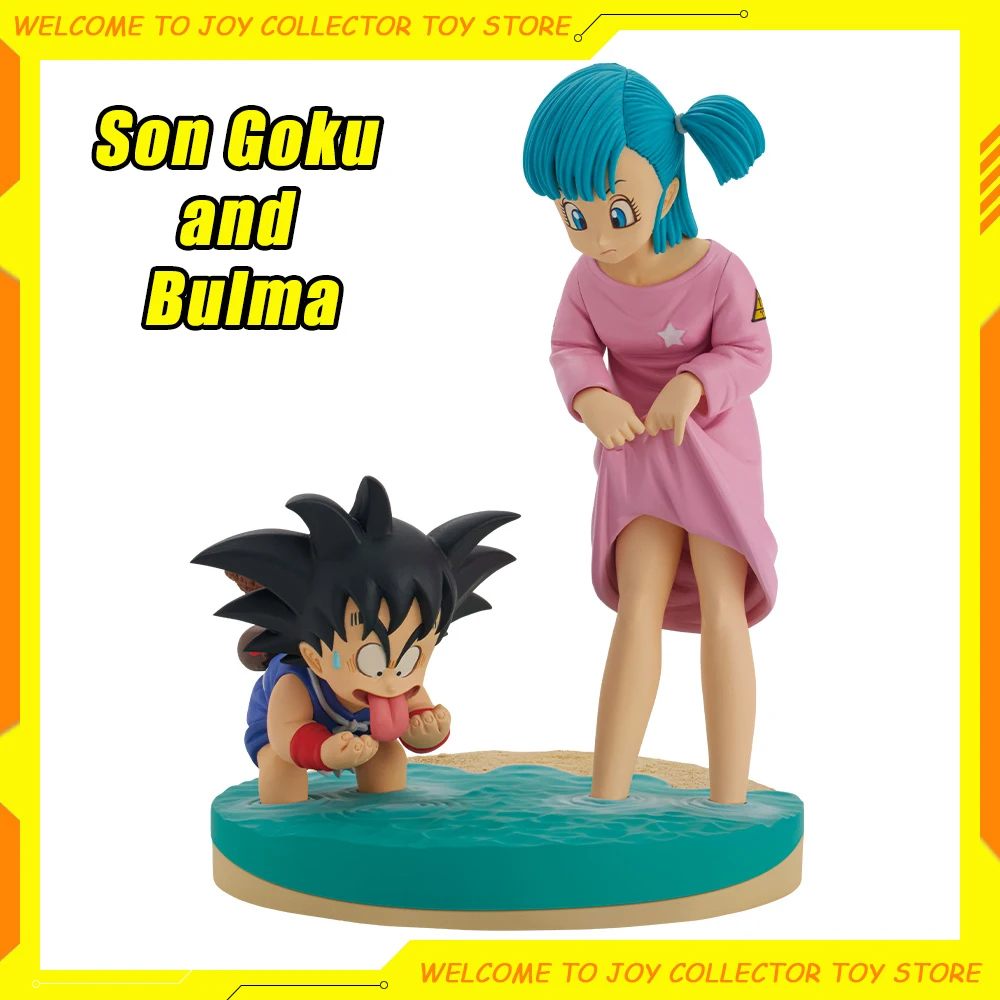 Dragon Ball Z อะนิเมะ Gk Son Goku และ Bulma ตัวเลขมังกรประวัติศาสตร์ Revible Moment Figurine Pvc รูปปั้นโต๊ะตกแต่งของเล่นของขวัญ