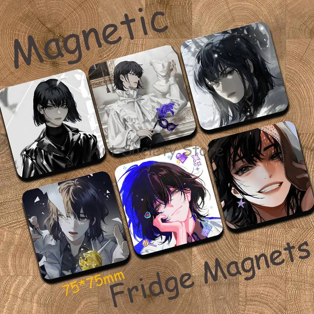 O-Omniscient Readers Han Sooyoung Refrigerator Magnets Cute Cartoon Magnetic Personality Decorations Creative Gifts