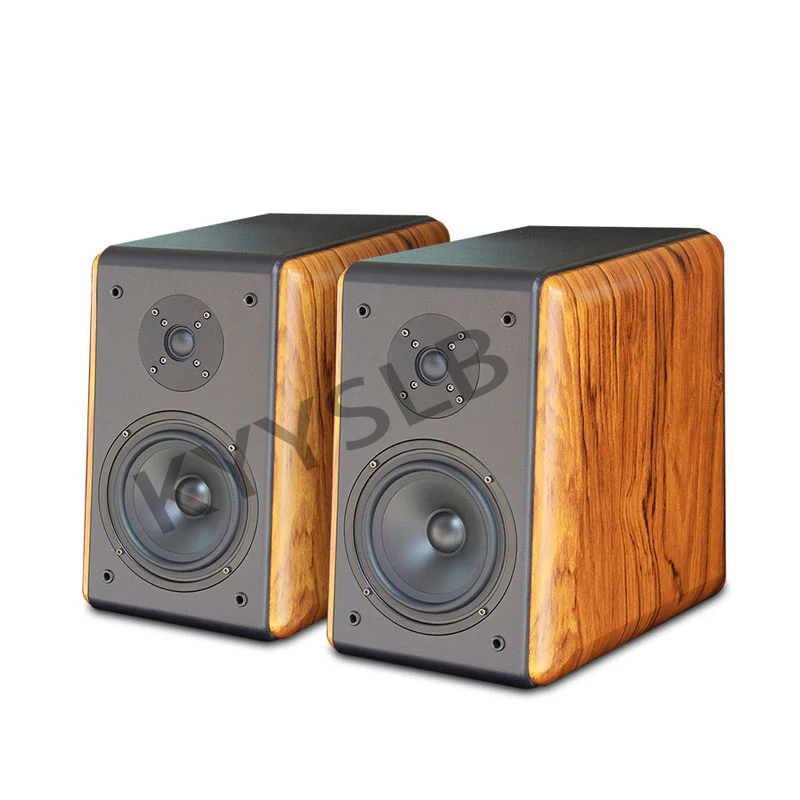 

KYYSLB 200W 4Ohm 6.5 Inch Wooden Sound Audio Speaker Hifi Fever High Fidelity Audio Passive 2.0 Bookshelf Speaker