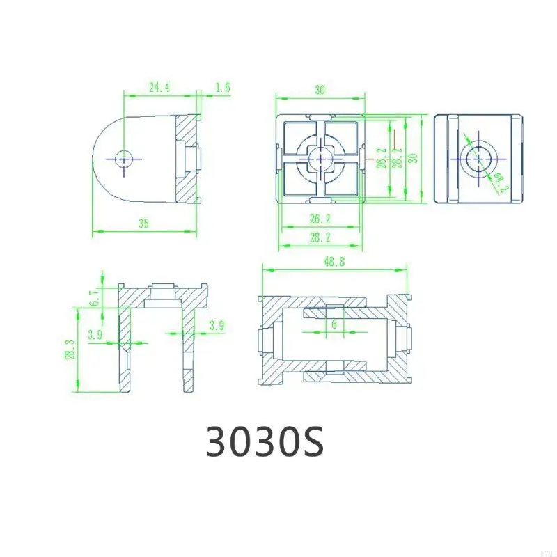 Q22B Zinc Alloy Flexible Hinge With Handle Die Cast Joint Connector For Aluminu
