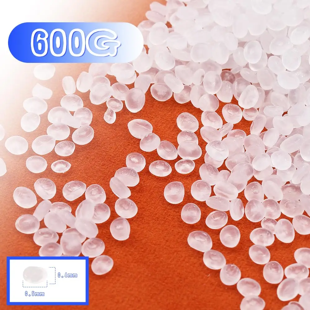 Fenrry 300/350/450/500/600g Plastic Pellets Filling Poly Toy Transparent Weight Filled Beads for Filling Cloth Art DIY Stuffed