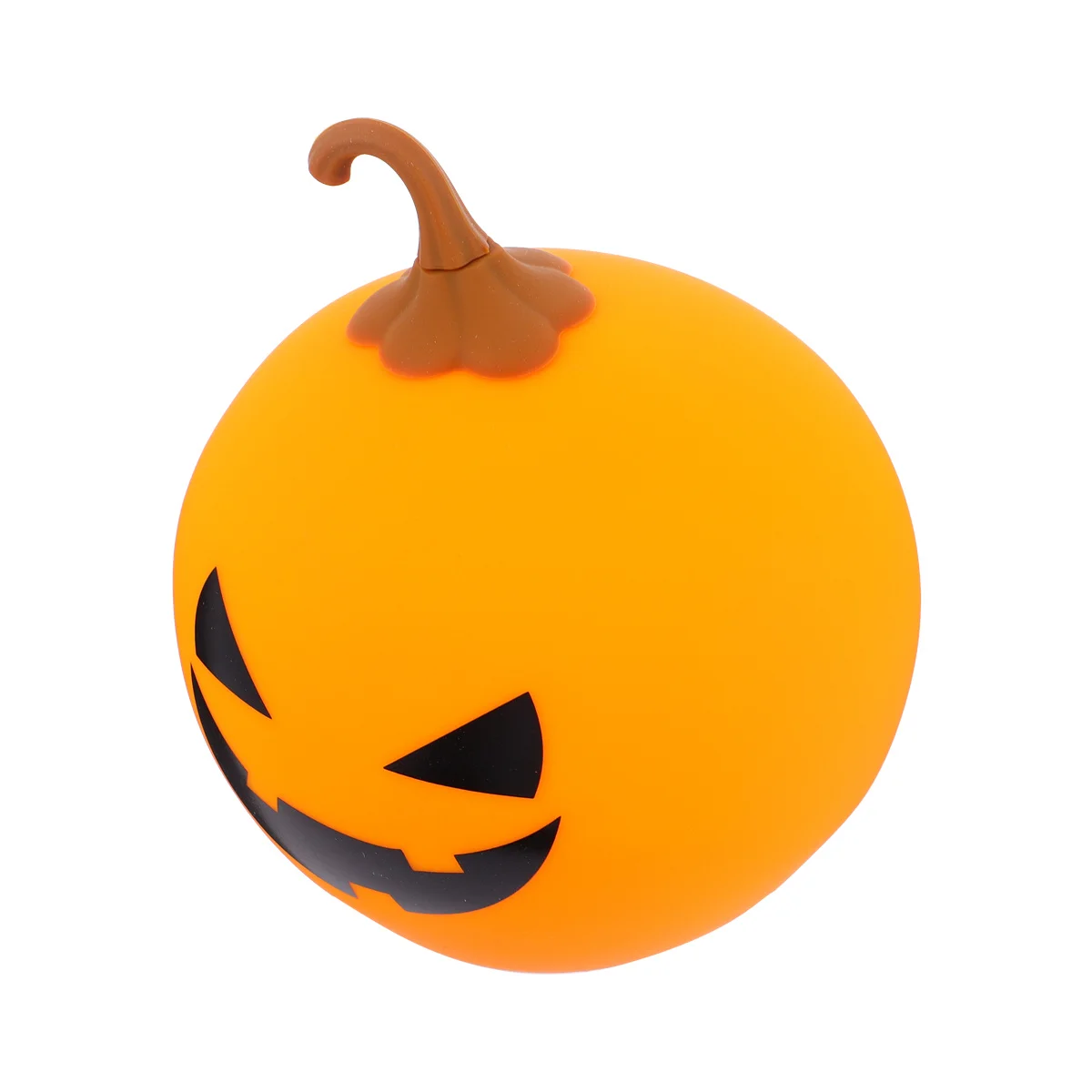 1Pcs USB Rechargeable Silicone Pumpkin Night Lamp Halloween Pattern LED Colorful Table Lamp Creative Bedroom Light