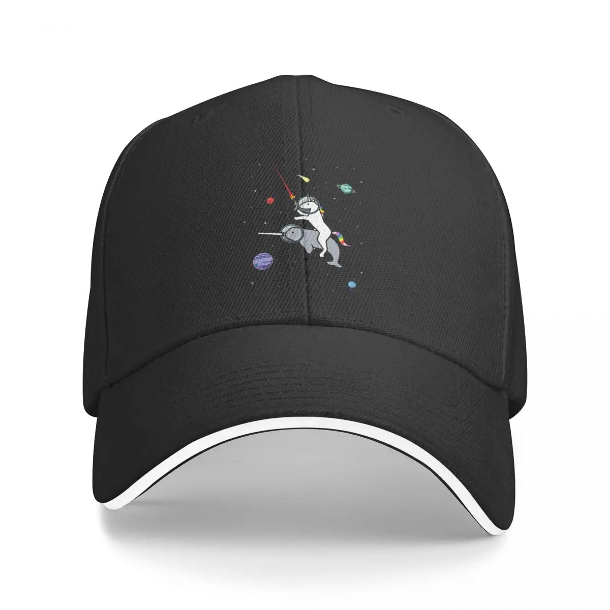 

Unicorn Riding Narwhal In Space A Baseball Caps Hat