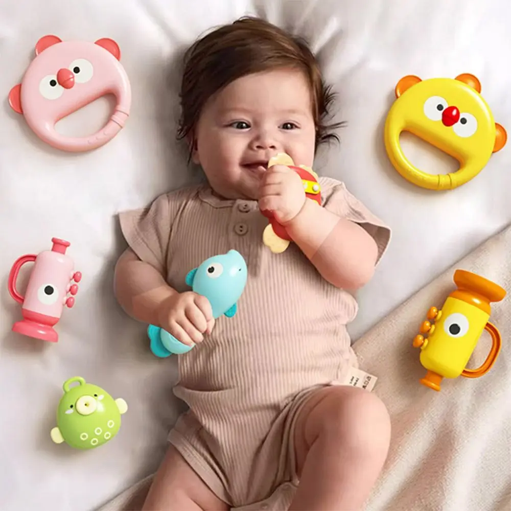 5 قطعة التعليم المبكر الخصر مجموعة طبلة 0-12 أشهر 5 قطعة مجموعة آلة موسيقية الموسيقى التنوير مجموعة الذكاء