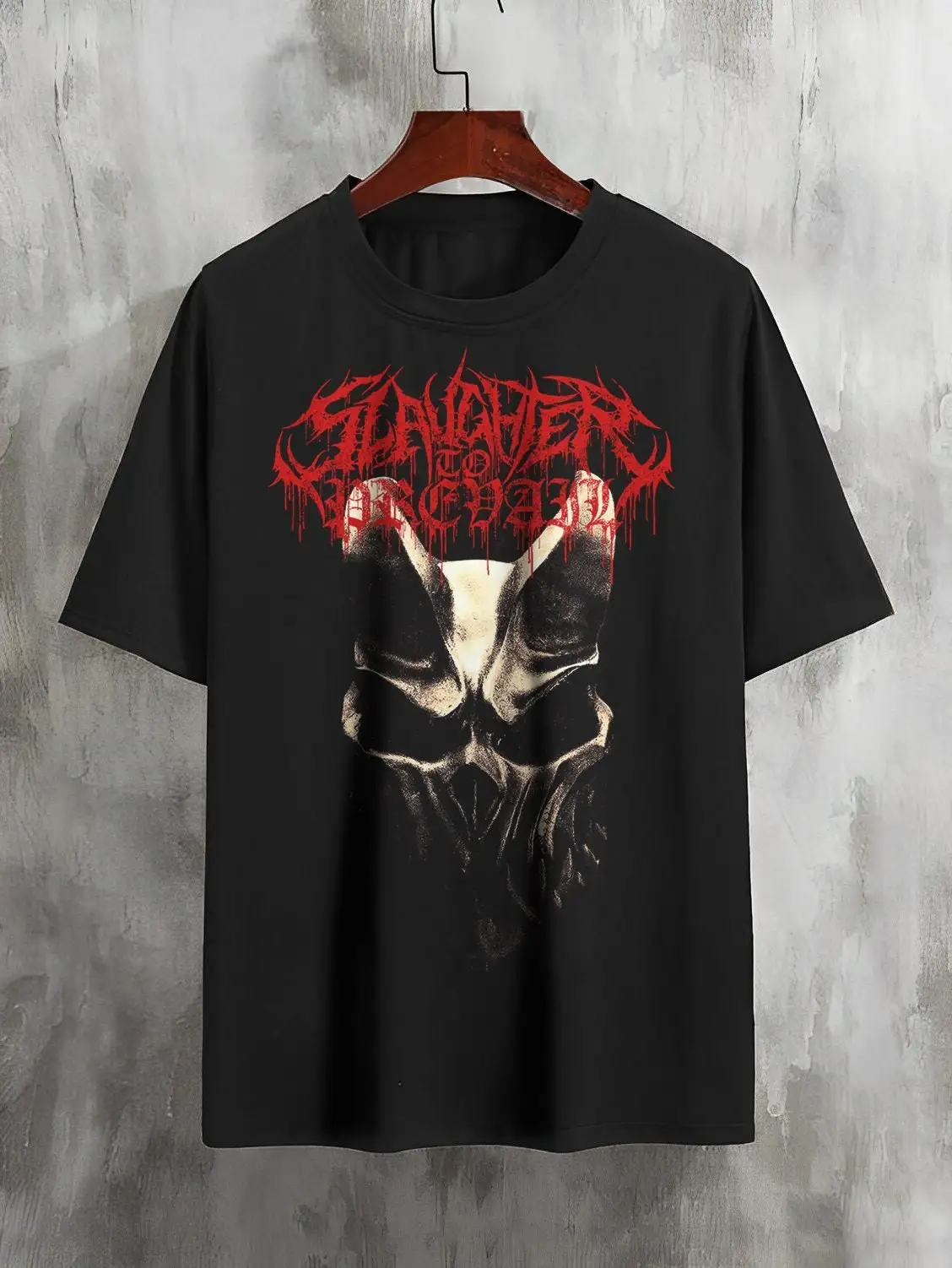 T-shirt Metal Band, abate para prevalecer, abate para prevalecer