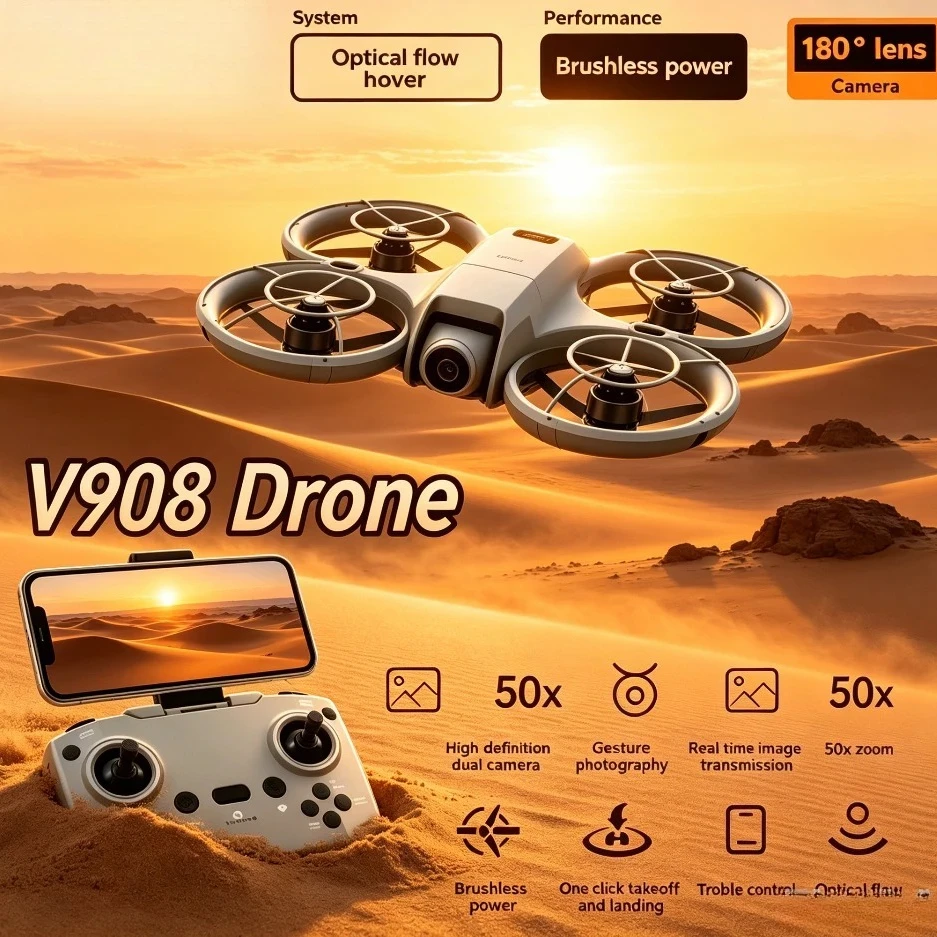 Diy Drone Electronics - طائرة بدون طيار V908 الأصلية رباعية