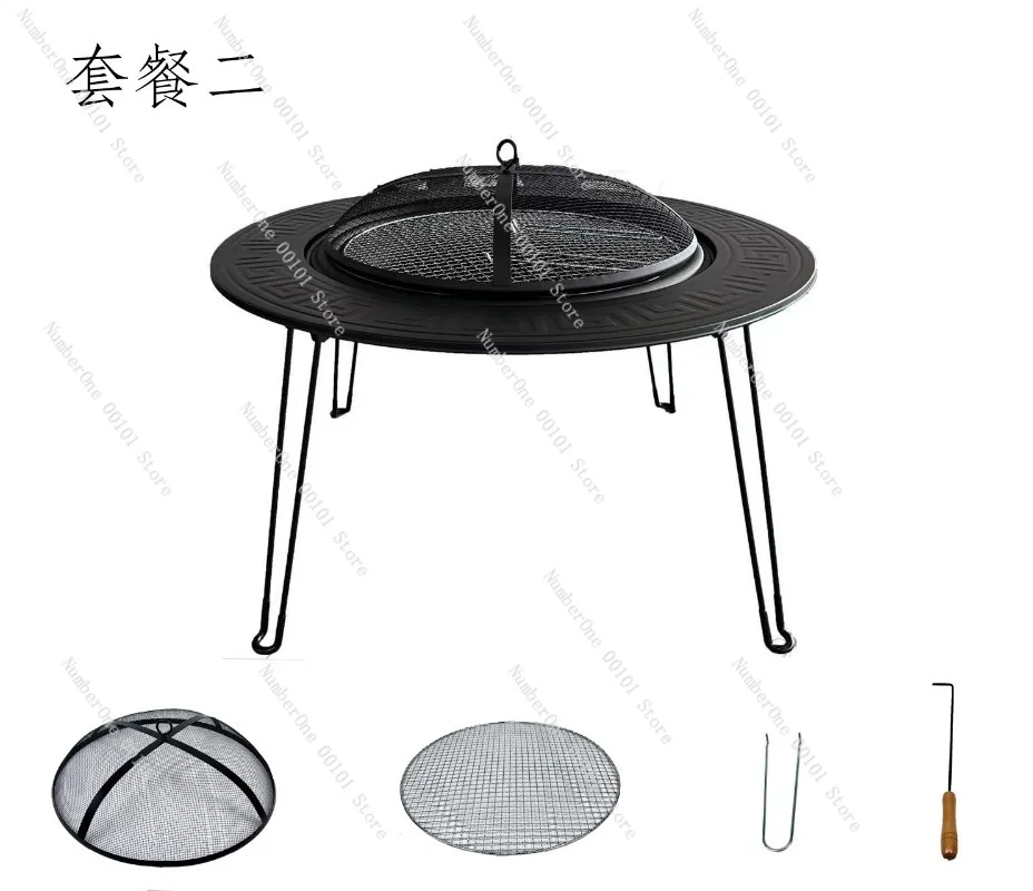 

Складная уличная чайная печь-плита, многофункциональная печь-стол для улицы