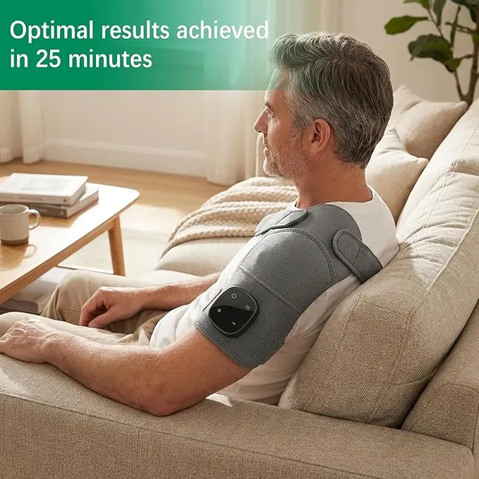 Shoulder Massager With Heat Vibration And Kneading Triple care Devices For Neck 5 Temperature Settings Massage Tools
