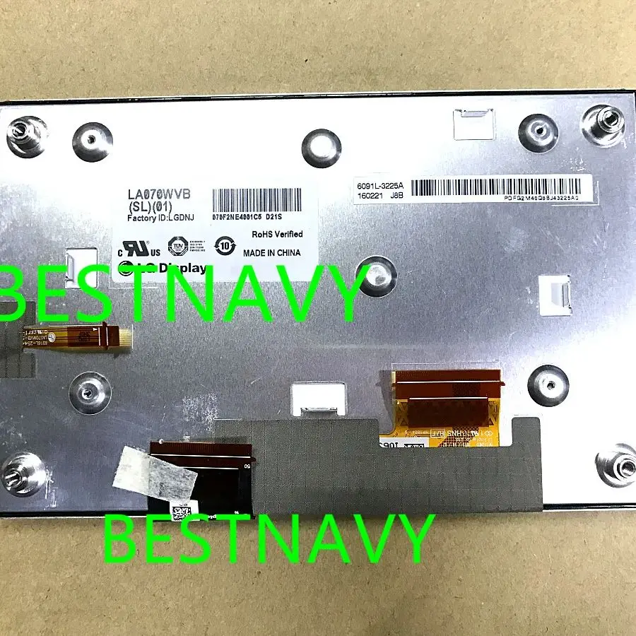 السفينة حرة الأصلي 7 بوصة شاشة LA070WVB(SL)(01) LA070WVB-SL01 شاشة تعمل باللمس ل مشغل أسطوانات للسيارة الملاحة GPS مشغل أقراص مضغوطة شاشة LCD #2