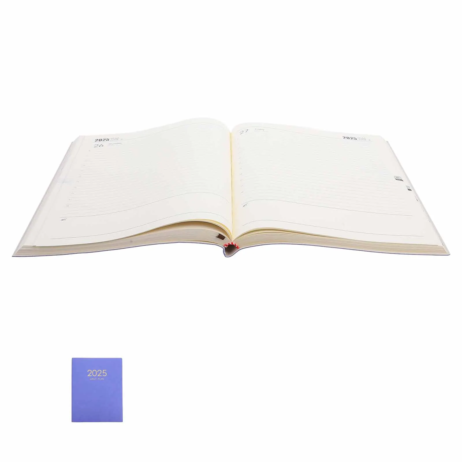 

Calendar Book 2025 Diary Planner Journal A4 2024 Daily Hourly Appointment Purple Weekly Student