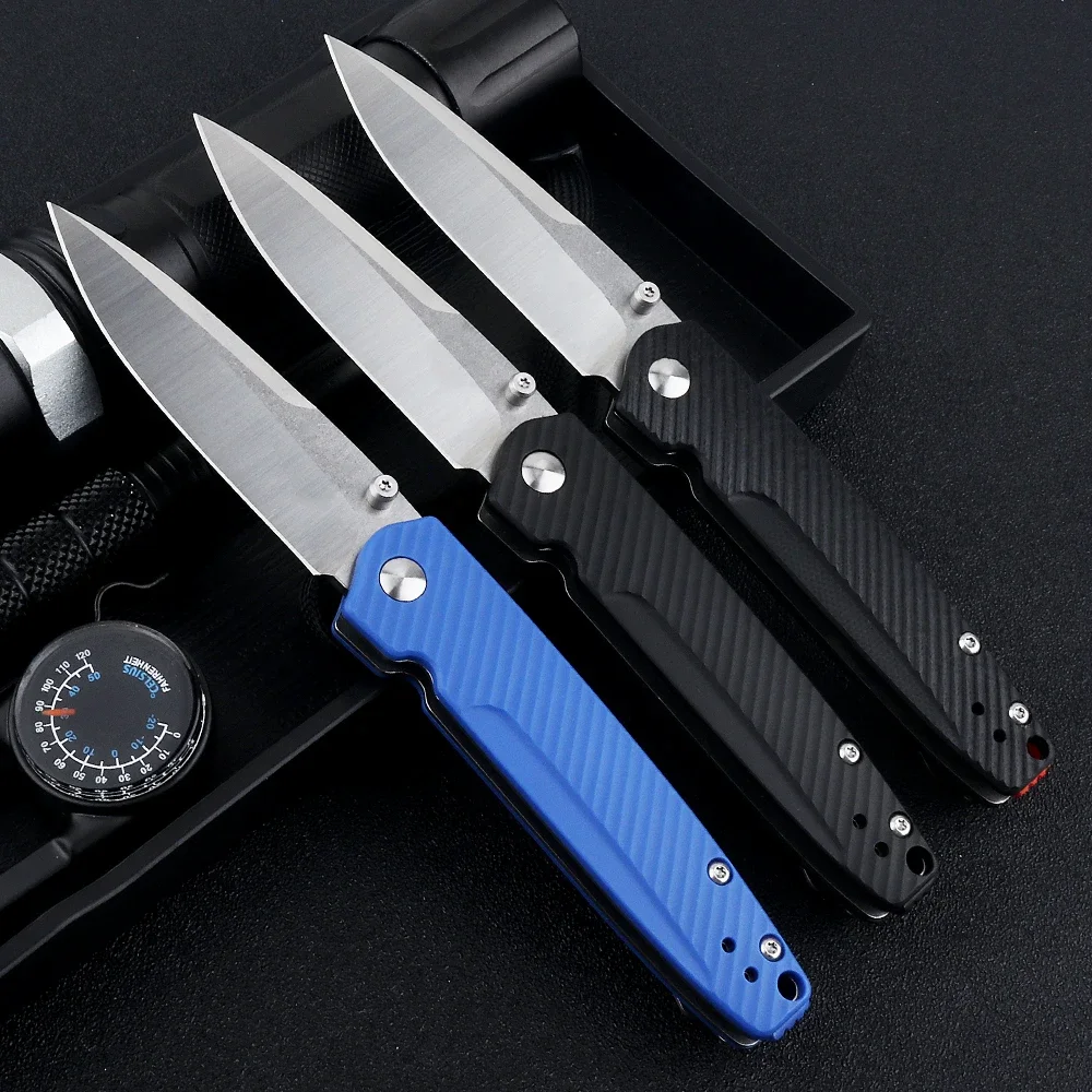 EDC Pocket Limited 485 Folding Knife M390 Blade G10 or Nylon Fiber Handle Survival Tactical Knives Outdoor Camping Hunting Tool