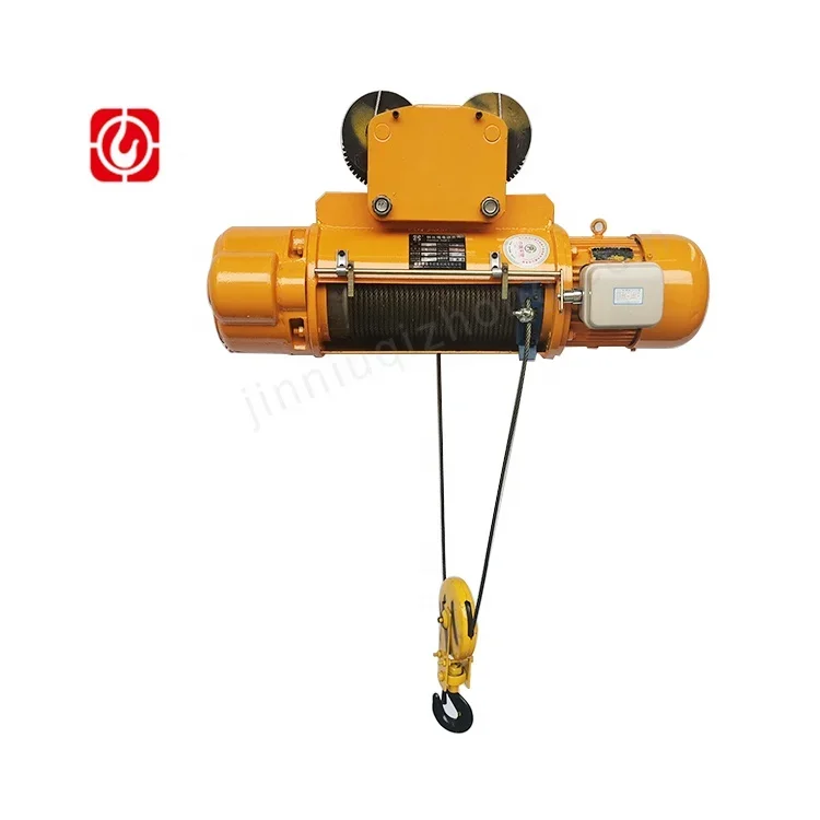 CD Model 0.5 to 20 ton Single Speed Wire Rope Electric Hoist