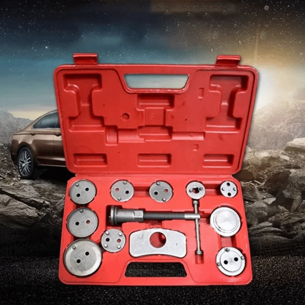 

Car Repair Tool Disc Brake Caliper Tool Kit Cylinder Adjustment Piston Rewind Brake Caliper Wind Back Tool Precision Universal