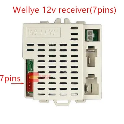 Nowy wellye 12v samochód elektryczny dla dzieci części 2.4G 7 pinów odbiornik Bluetooth dziecięce zabawki motocyklowe akcesoria bezprzewodowe dla BeRica