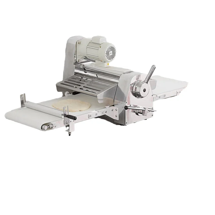 Prezzo di fabbrica per pizza per piccole imprese Sfogliatrice per impasto da tavolo commerciale Croissant elettrico/pane/cuamberia