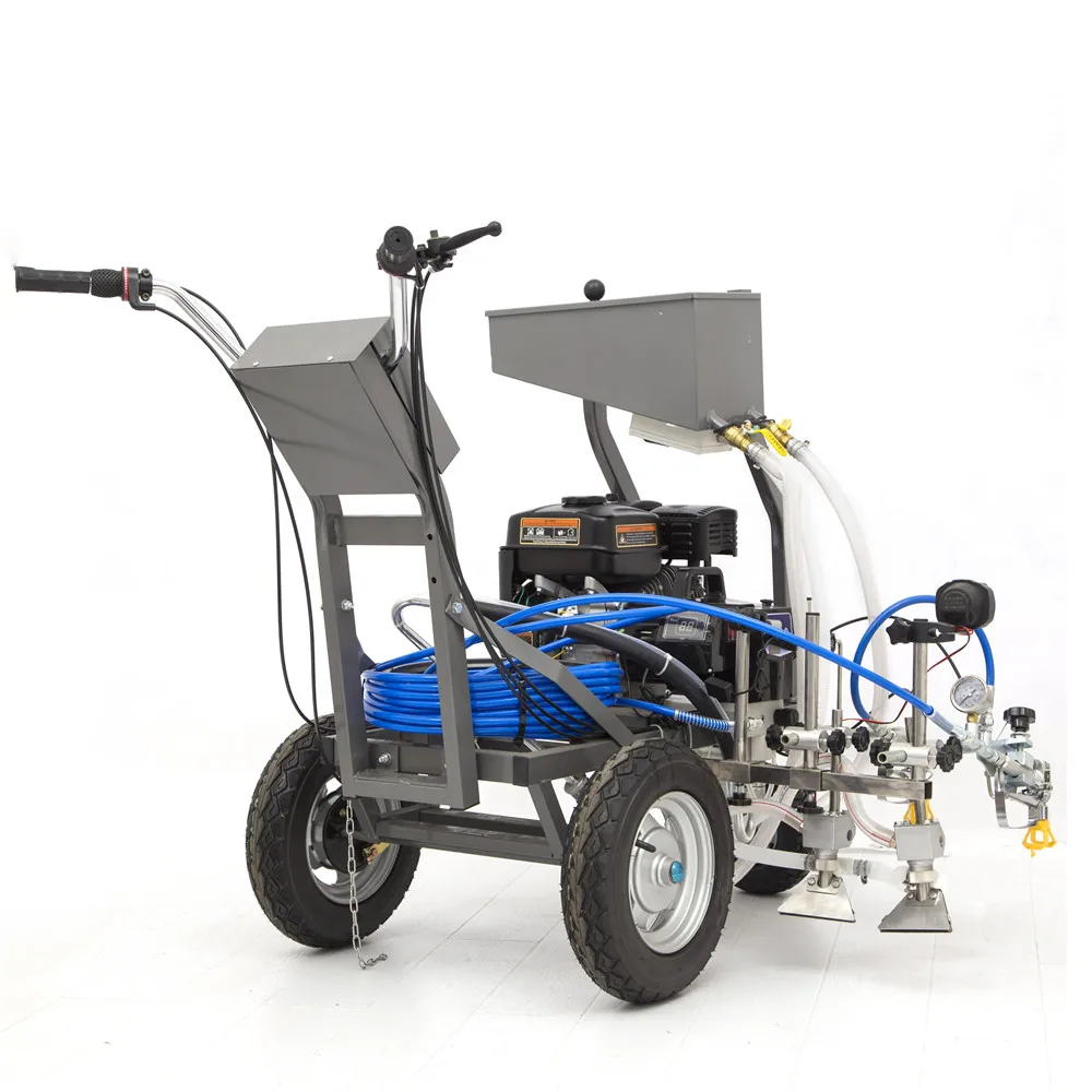 Low Cost Cold Plastic Automatic White Line Line Marking Manufacturing Machine Electric Road Marking Machine