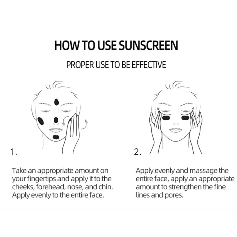 SPF50+ Sunscreen Sunblock Whitening Cream Waterproof Lasting Skin Suncare Face Long Lotion Body I7V7