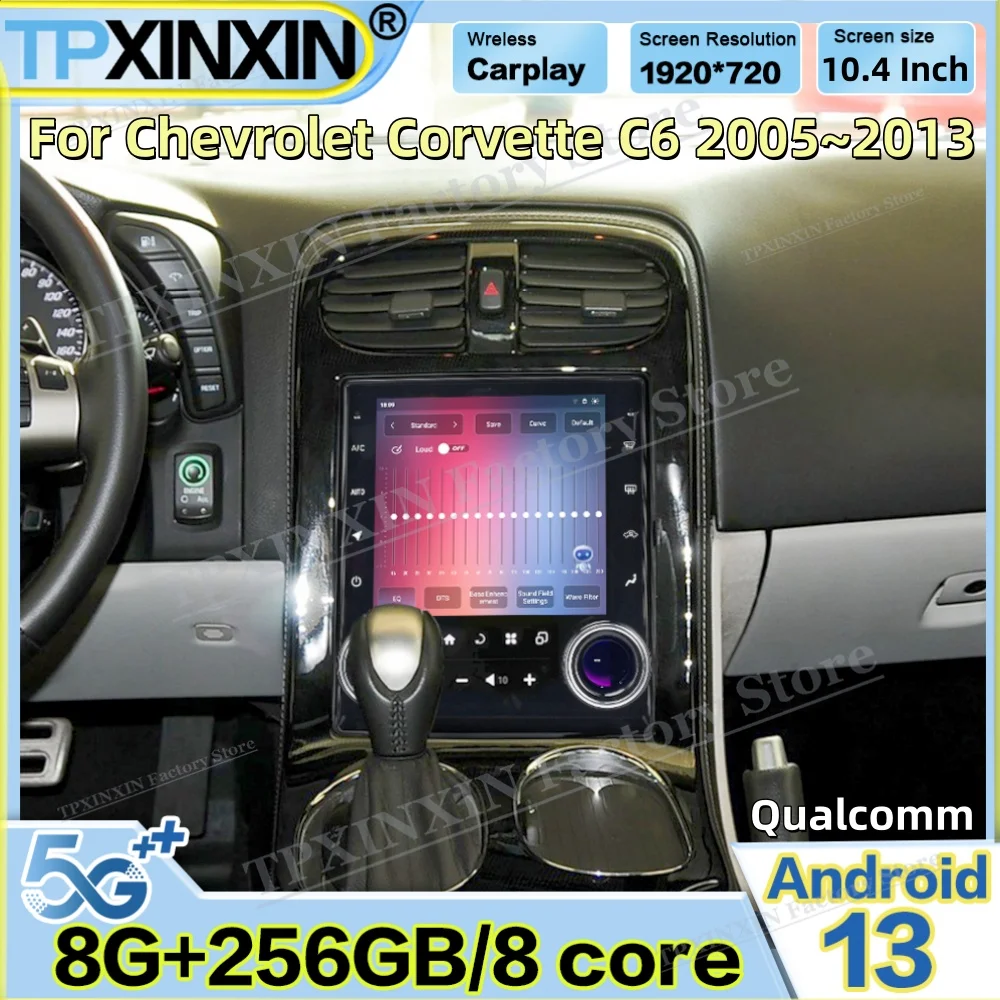

Автомобильное радио для Chevrolet Corvette C6 2005 ~ 2013 Android Авто GPS-навигация Автомобильный мультимедийный видео стерео приемник головное устройство