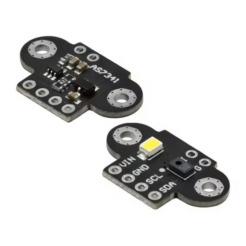 GY AS7262 AS7263 AS7341 AS7343 Visible Light Infrared Color Spectrometer Sensor 6‑Channel I2C UART