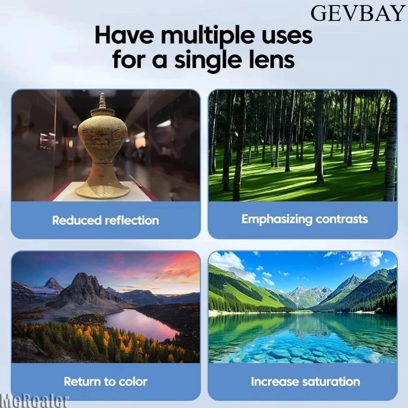 Universal Clip-on CPL Circular Polarizer Filter Mobile Phone Camera Lens for iPhone Xiaomi Samsung