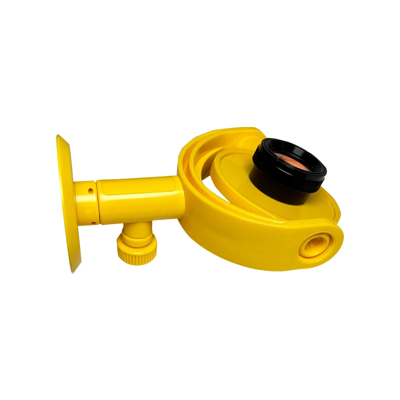 25mm Yellow Mini Prism ADS109 constant +17.5mm With Tilting Brackets For SWISS TYPE  Spigot For Total Station