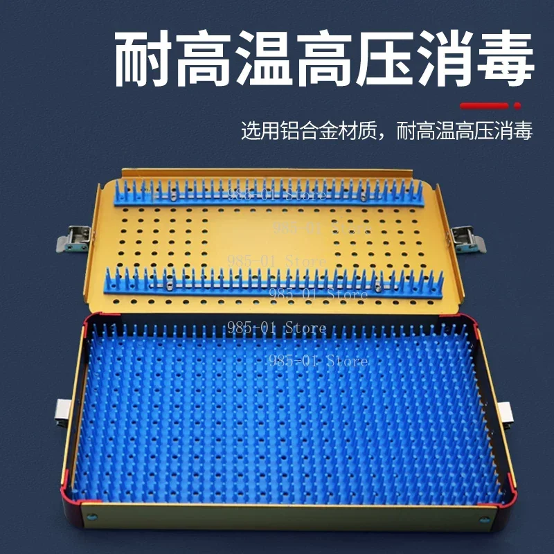 

Коробка для хранения и стерилизации хирургических инструментов: пластинки для мелких фрагментов, винты 3.5/4.0
